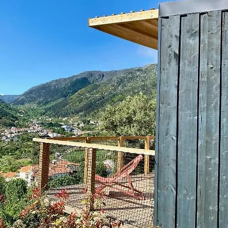 Casa Raposa - Terrace Mountain View Деревянный коттедж